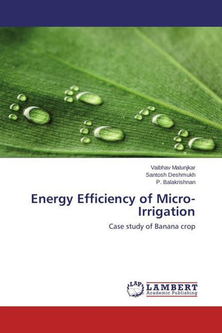 Energy Efficiency of Micro-Irrigation