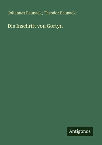 Die Inschrift von Gortyn