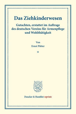 Das Ziehkinderwesen.