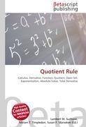 Quotient Rule