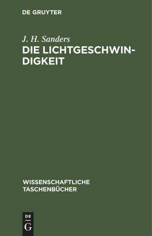 Die Lichtgeschwindigkeit