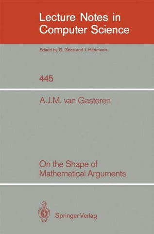 On the Shape of Mathematical Arguments