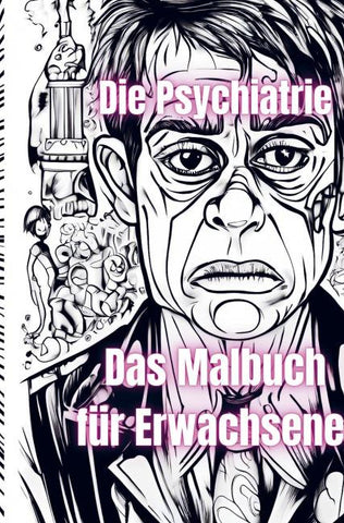 Die Psychiatrie  Das Malbuch für Erwachsene