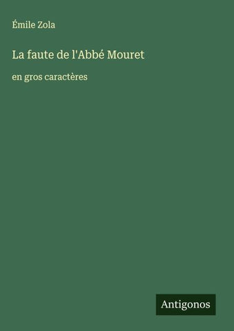 La faute de l'Abbé Mouret