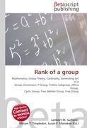 Rank of a group