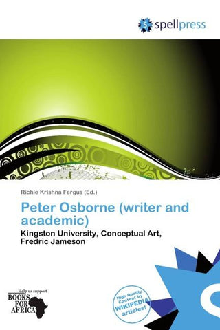 Peter Osborne (writer and academic)