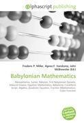 Babylonian Mathematics