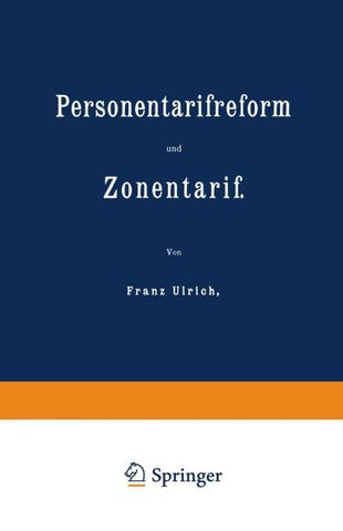 Personentarifreform und Zonentarif