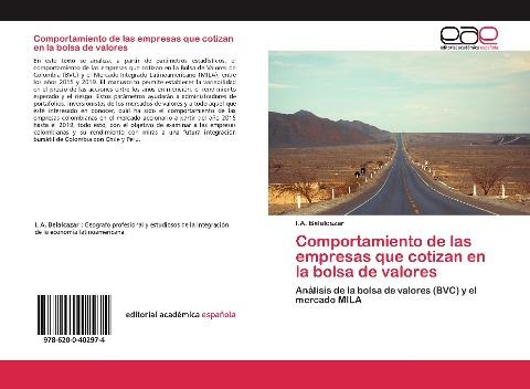 Comportamiento de las empresas que cotizan en la bolsa de valores