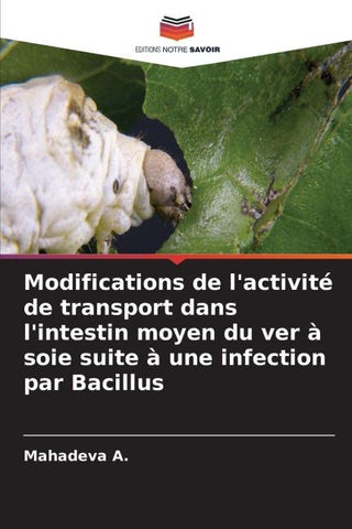 Modifications de l'activité de transport dans l'intestin moyen du ver à soie suite à une infection par Bacillus