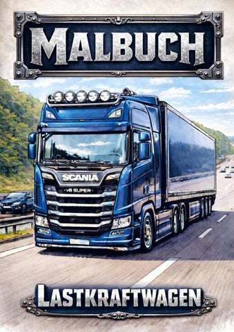 Malbuch, Lastkraftwagen