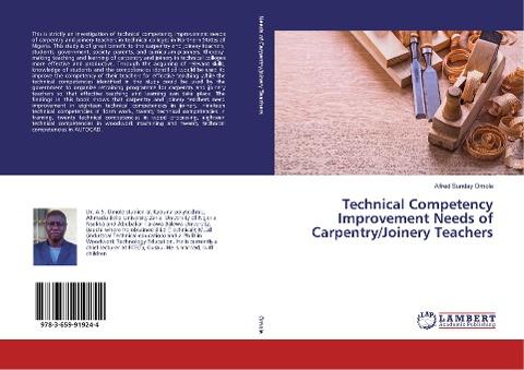 Technical Competency Improvement Needs of Carpentry/Joinery Teachers