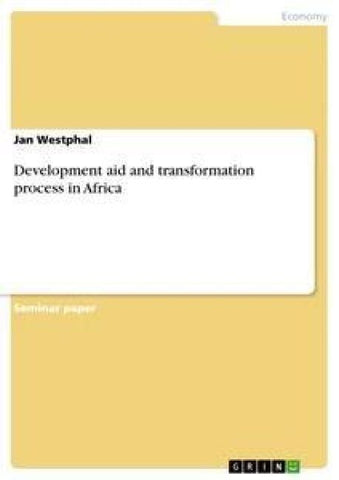 Development aid and transformation process in Africa