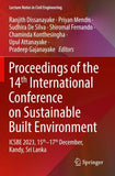 Proceedings of the 14th International Conference on Sustainable Built Environment