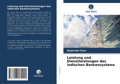 Leistung und Dienstleistungen des indischen Bankensystems