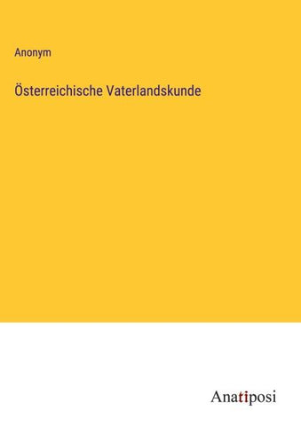Österreichische Vaterlandskunde