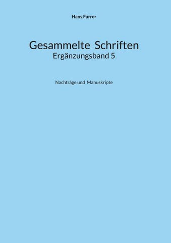 Gesammelte Schriften
