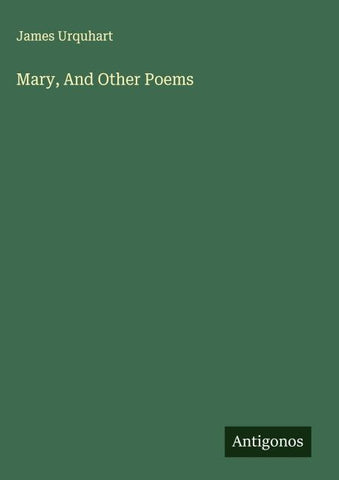 Mary, And Other Poems