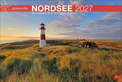 Nordsee Globetrotter Kalender 2027 - Von frischem Wind und weiten Stränden