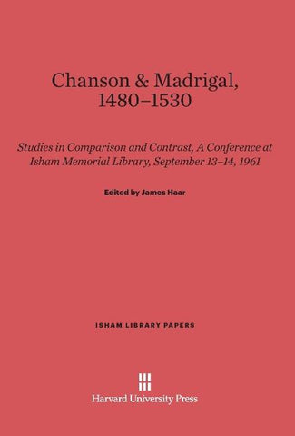 Chanson & Madrigal, 1480-1530