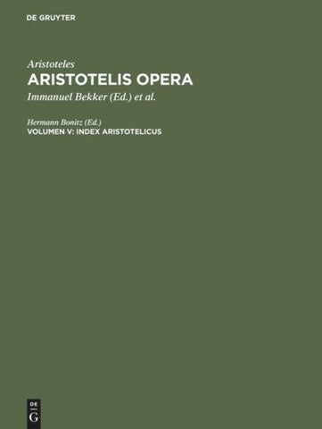 Index Aristotelicus