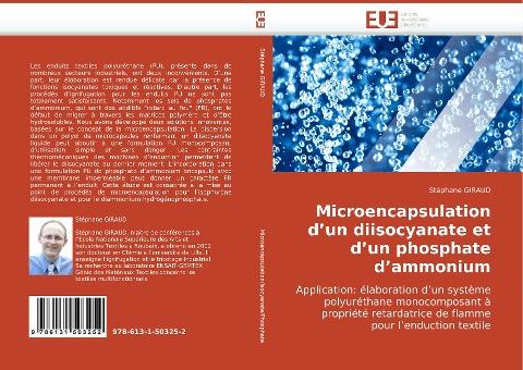 Microencapsulation d''un diisocyanate et d''un phosphate d''ammonium