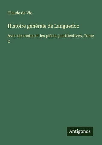 Histoire générale de Languedoc