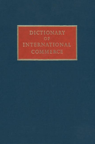 Dictionary of International Commerce