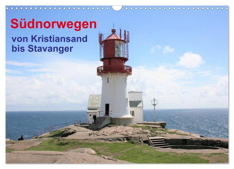 Südnorwegen - von Kristiansand bis Stavanger (Wandkalender 2026 DIN A3 quer), CALVENDO Monatskalender