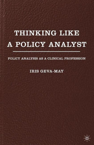 Thinking Like a Policy Analyst