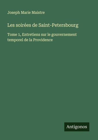 Les soirées de Saint-Petersbourg