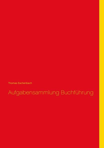Aufgabensammlung Buchführung
