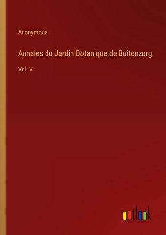 Annales du Jardin Botanique de Buitenzorg