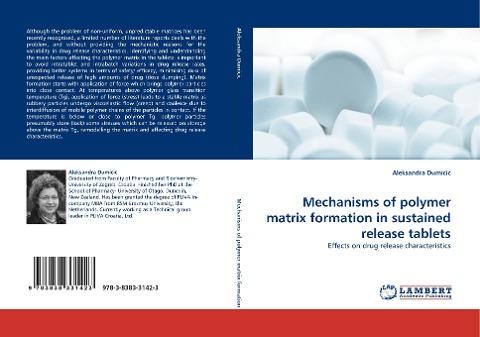 Mechanisms of polymer matrix formation in sustained release tablets