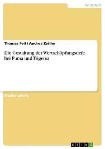 Die Gestaltung der Wertschöpfungstiefe bei Puma und Trigema