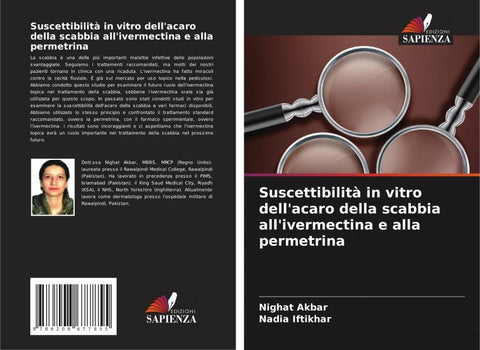 Suscettibilità in vitro dell'acaro della scabbia all'ivermectina e alla permetrina