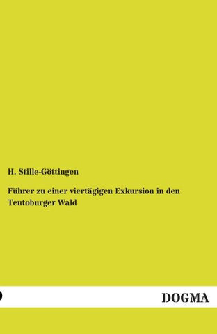 Führer zu einer viertägigen Exkursion in den Teutoburger Wald