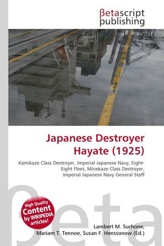 Japanese Destroyer Hayate (1925)