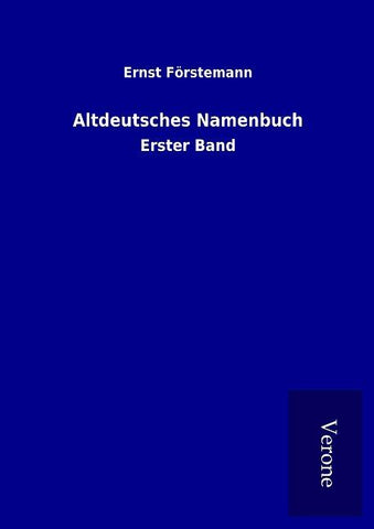 Altdeutsches Namenbuch