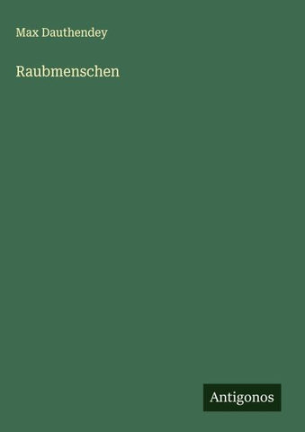 Raubmenschen