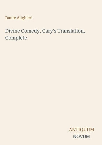 Divine Comedy, Cary's Translation, Complete