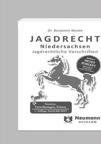 Jagdrecht Niedersachsen Bd. 2