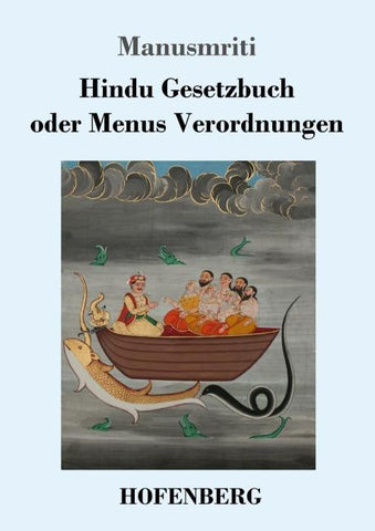 Hindu Gesetzbuch oder Menus Verordnungen