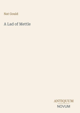 A Lad of Mettle