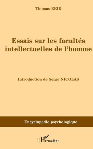 Essais sur les facultés intellectuelles de l'homme