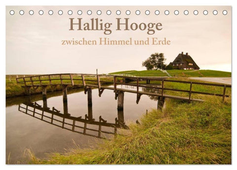 Hallig Hooge - zwischen Himmel und Erde (Tischkalender 2026 DIN A5 quer), CALVENDO Monatskalender