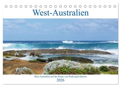 West-Australien (Tischkalender 2026 DIN A5 quer), CALVENDO Monatskalender