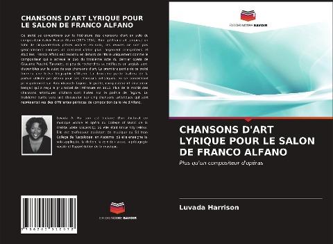 CHANSONS D'ART LYRIQUE POUR LE SALON DE FRANCO ALFANO