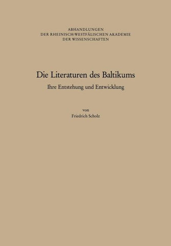 Die Literaturen des Baltikums