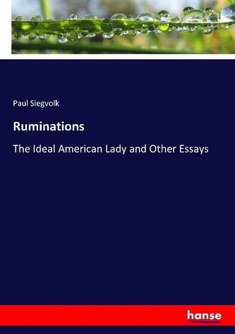 Ruminations